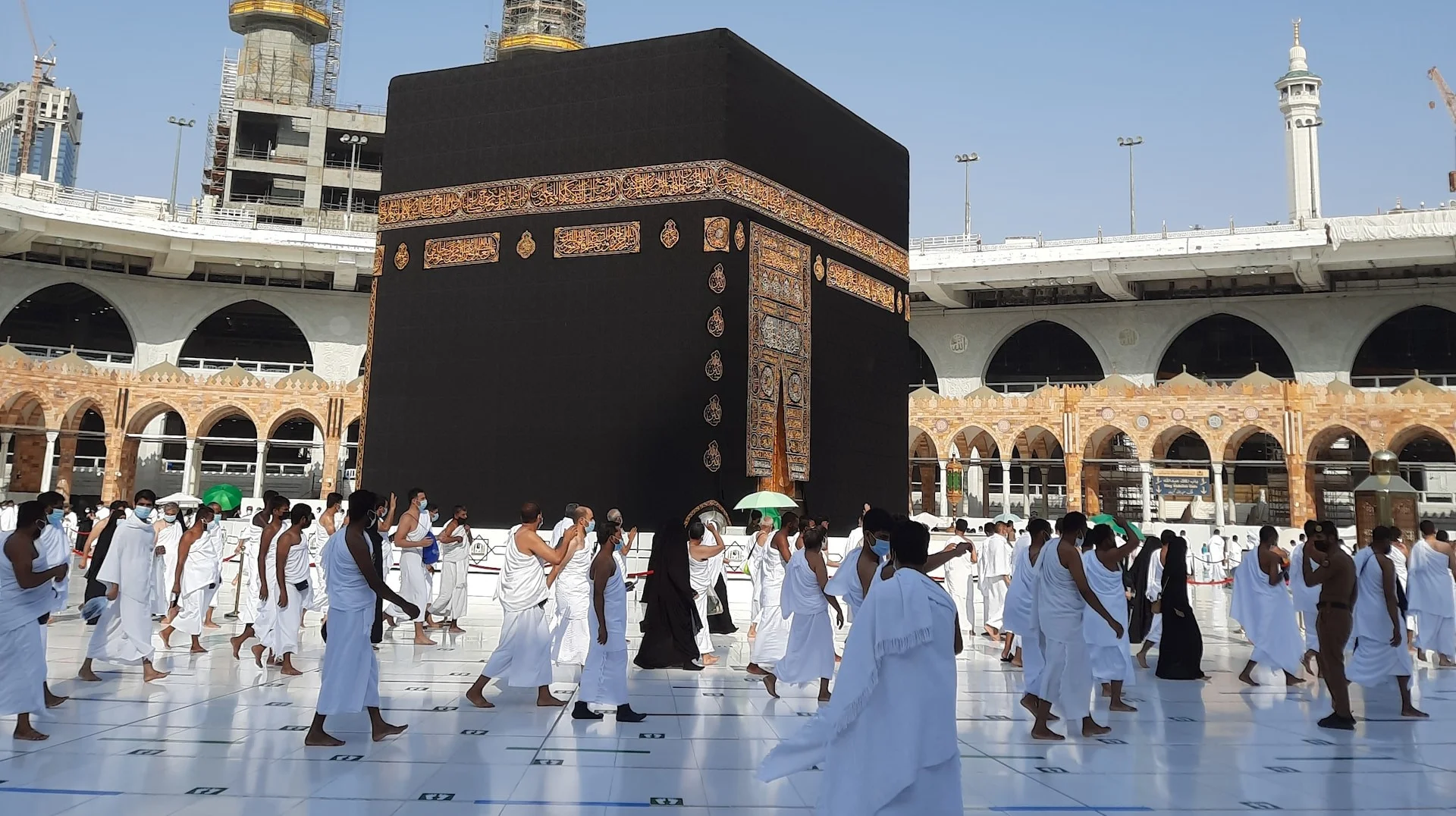 Blog 2 Pilgrims perform Tawaf and doing proper Umrah Rituals in Makkah.