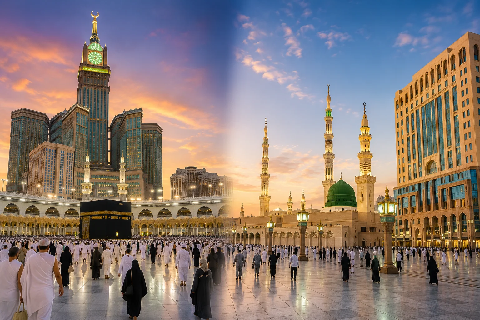 Best view of Makkah and Madina for Best Hajj and Umrah Packages