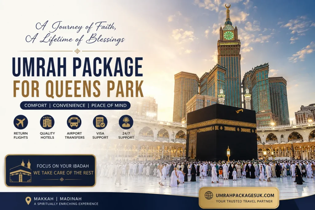 Home 53 Umrah Package for Queens Park with Umrah Packages UK