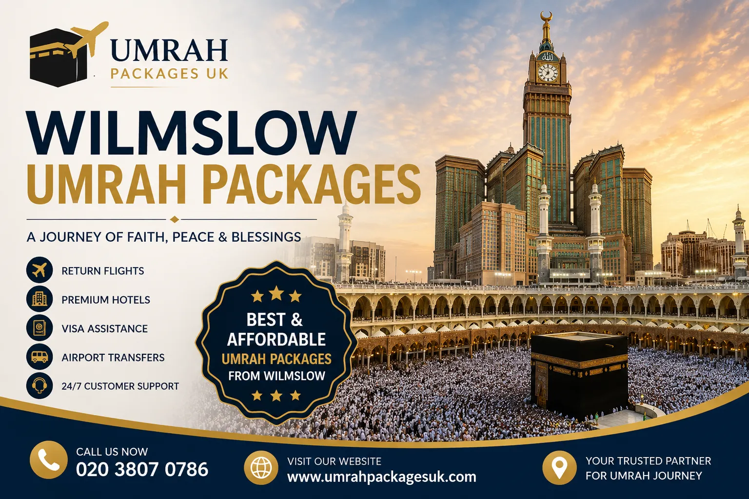 Wilmslow Umrah Packages with Affordable Umrah Packages from UK