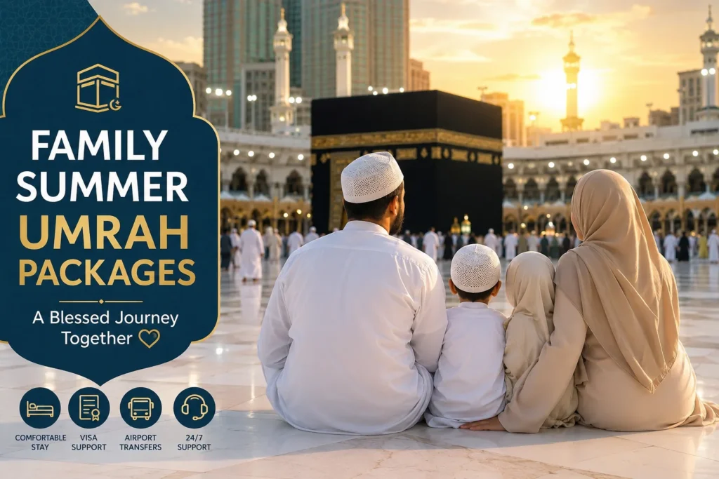 Home 53 Family Summer Umrah Packages for UK Families Performing Umrah During Summer